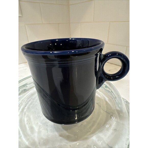 Cobalt Blue FIESTA Homer Laughlin HLC China USA Tom & Jerry Mug - Picture 8 of 11